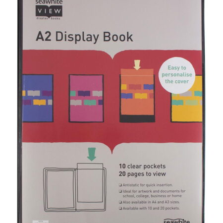 A2 Display Book 10 Clear Pockets - Image 1