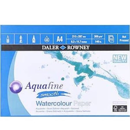 Daler-Rowney Aquafine Water Color Smooth Pad 300G 12 Sheet - Image 2