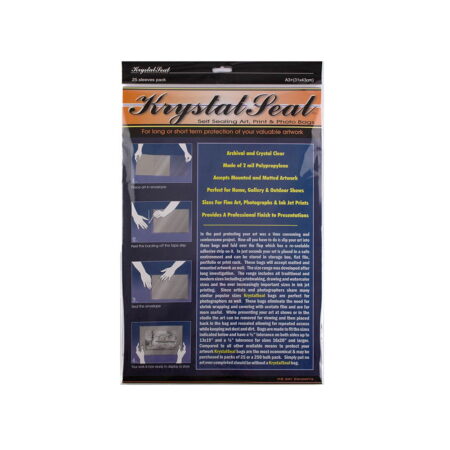 A3+ Clear Krystal Seal Sleeve 25Sht Pck - Image 1