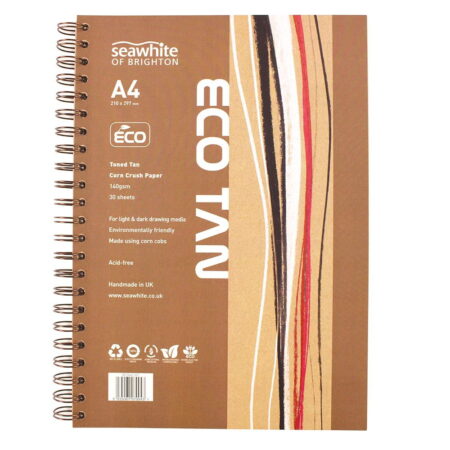 A4 Portrait ECO - Crush Sketchbook 30 sheets 140gsm - TAN