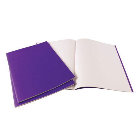 A3 Portrait Starter Sketchbook Matt Laminated Purple Cover 40 pages 140gsm