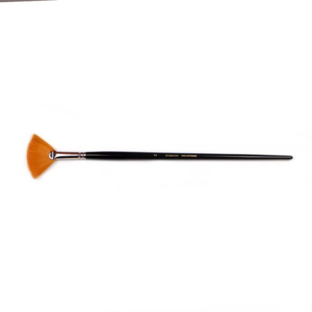 Golden Synthetic Brush Fan - Size 6 - Image 1