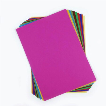 School Stationery Supplies A4 Tropical Card 290gsm 10 Sheet Assorted Retail Pack - Image 1