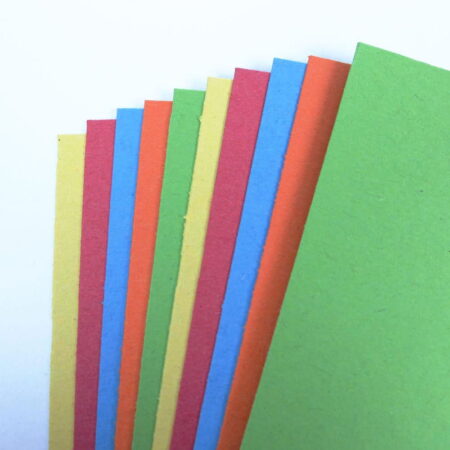 A4 Recycled Coloured Card Mix 10 Sht Retail Pack - Image 1