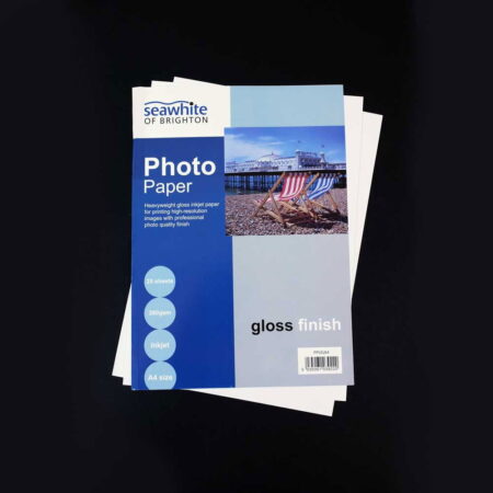 Gloss Photo Paper 260Gsm High Gloss Bright White Inkjet Paper A4 25'S - Image 1