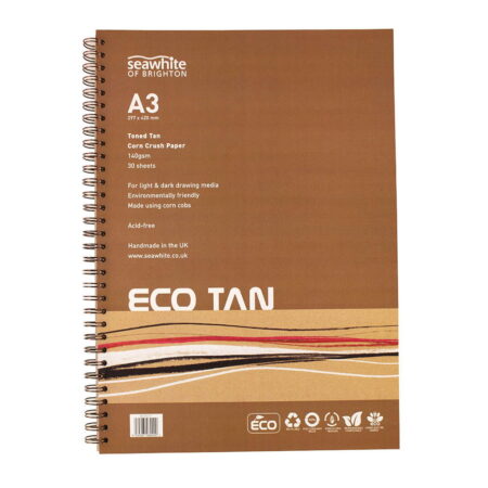 A3 Portrait Eco - Crush Sketchbook 30 Sheets 140Gsm - Tan - Image 1