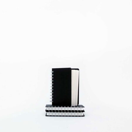 School Stationery Supplies A6 Euro Sketchbook Black Microline Cover 50 sheets 160gsm - Image 1