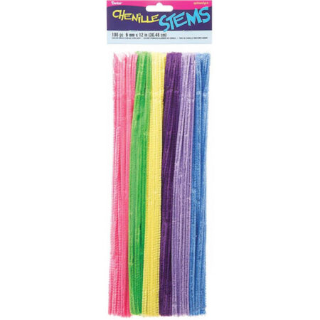 Scola Chenille Stem Assorted 100 Pcs - Image 1