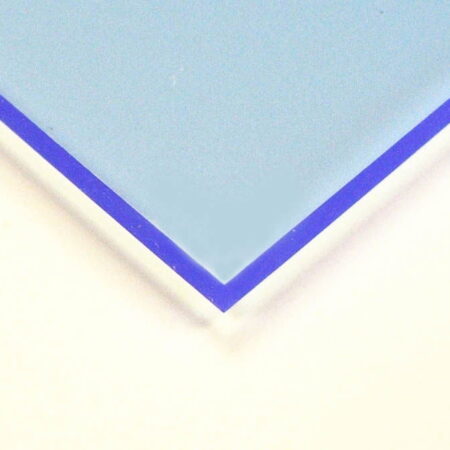 3Mm Fluorescent Acrylic Neptune Blue Sheet A4 - Image 1