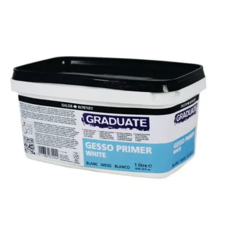 Daler-Rowney Graduate 1L Gesso Primer White - Image 1