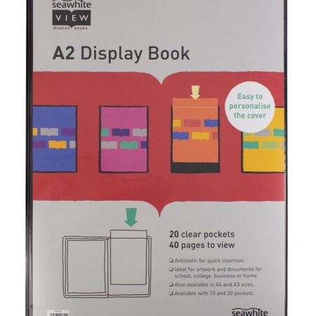 A2 Display Book 20 Clear Pockets - Image 1