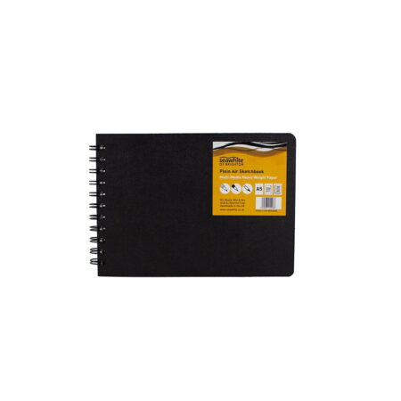 A5 Plein Air Sketchbook L'scape Black Pop Cover 20 sheets 220gsm