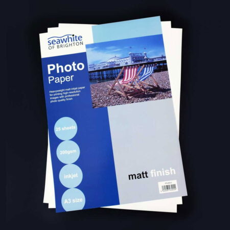 Matt Photo Paper 200Gsm Matt Finish Soft White Inkjet Paper A3 25'S - Image 1