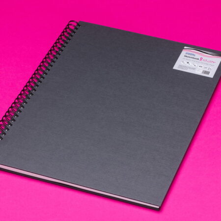 Seawhite A3 Pink Ribbon Charity Sketchbook - Portrait