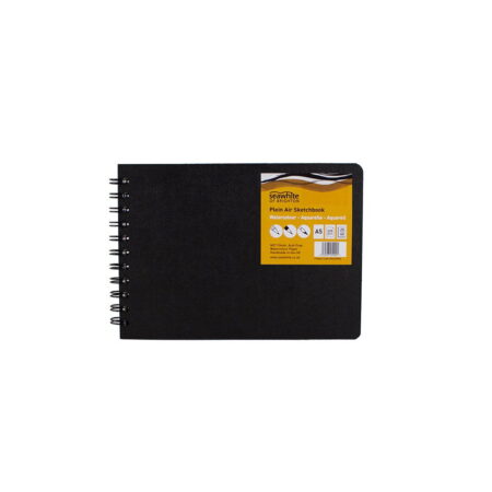 A5 Plein Air Watercolour Sketchbook L'scape Black Pop Cover 20sh 225gsm