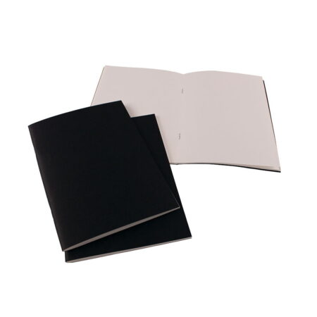 A5 Portrait Starter Sketchbook Laminated Black Cover 40 pages 140gsm