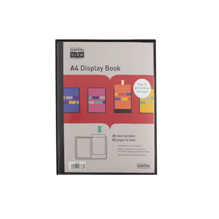 A4 Display Book 20 Clear Pockets - Image 1