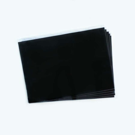 A2 Pvc Clear Portfolio Sleeves With Black Paper Insert - Image 1