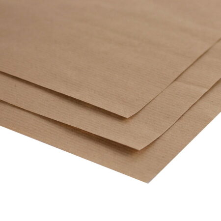 A3 Brown Rib Kraft Paper 10 Sheet Retail Pack - Image 1