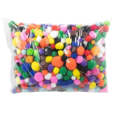 Scola Pom Poms Bumper Asstd 450G - Image 1