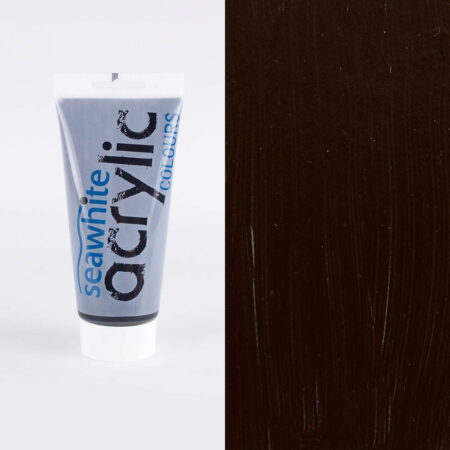 200Ml Acrylic Paint Tube Black - Image 1