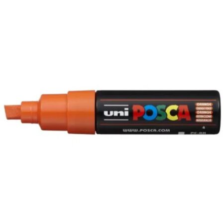 Posca Marker 8K Broad Chisel Tip  Orange - Image 1