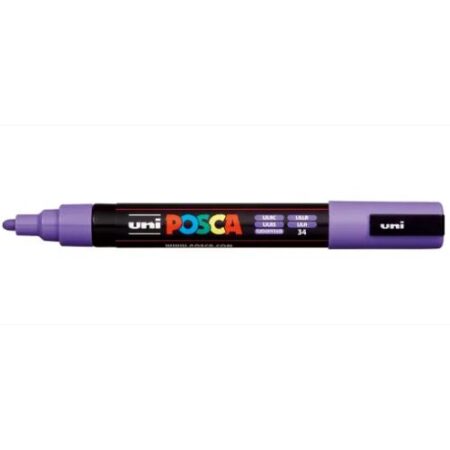 Posca Marker 5M Medium 1.8-2.5Mm Bullet Tip Lilac - Image 1