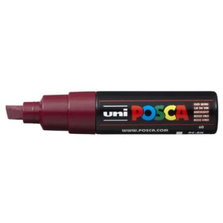 Posca Marker 8K Broad Chisel Tip  Red Wine