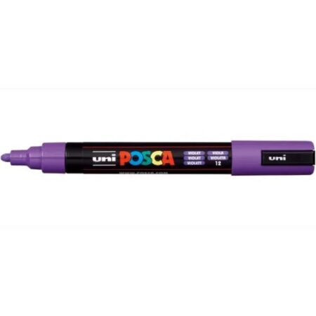 Posca Marker 5M Medium 1.8-2.5Mm Bullet Tip Violet - Image 1