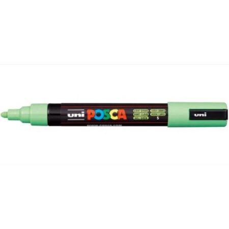 Posca Marker 5M Medium 1.8-2.5Mm Bullet Tip Light Green - Image 1