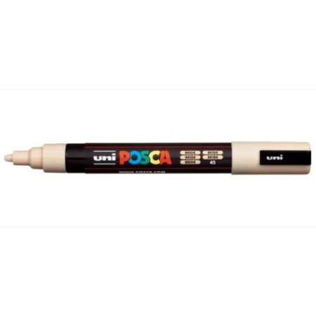 Posca Marker 5M Medium 1.8-2.5Mm Bullet Tip Beige - Image 1