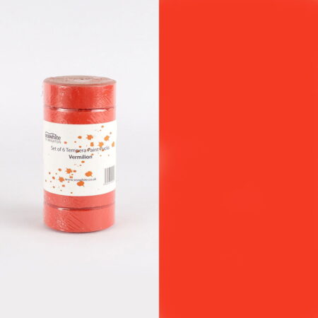 Tempera Vermilion Block  Pack Of 6 - Image 1