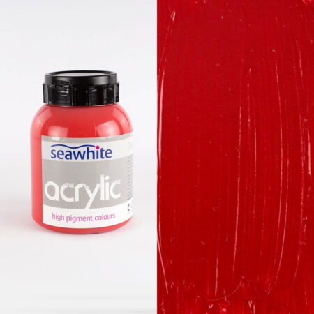 1000Ml Acrylic Paint Bottle Cadmium Red - Image 1