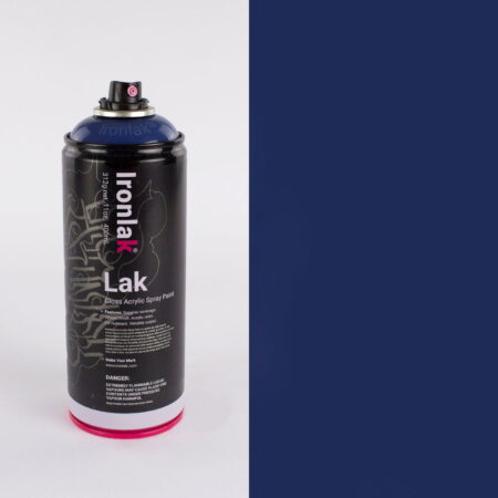 Ironlak Acrylic Spray Paint  400Ml Can - Midnight - Image 1