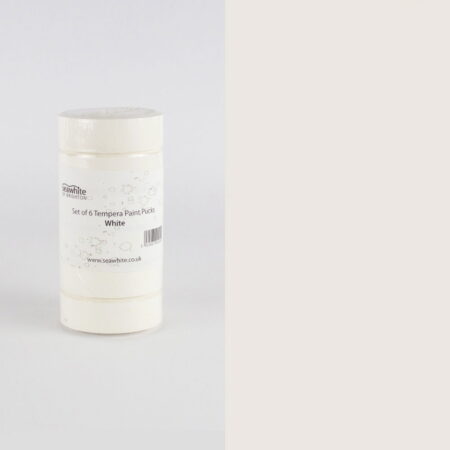 Tempera White Block  Pack Of 6 - Image 1