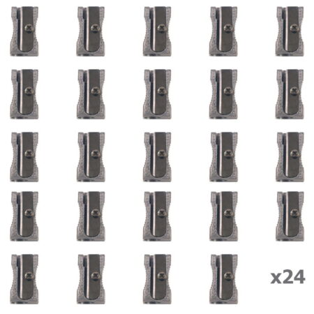 Pencil Sharpeners Metal/Single Box Of 24 Pcs - Image 1