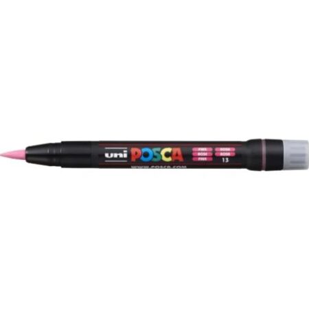 Posca Marker 350 Pcf Brush Tip 1-10Mm Pink - Image 1