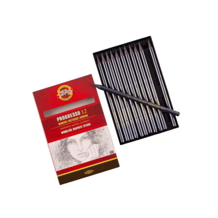 6B Woodless Graphite Sticks 12 Stick Box - Image 1