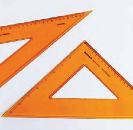 Set Square Set Of 2 -45 30/60 Degree