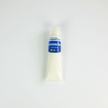 School Stationery Supplies White Gouache 60ml tube - Image 1