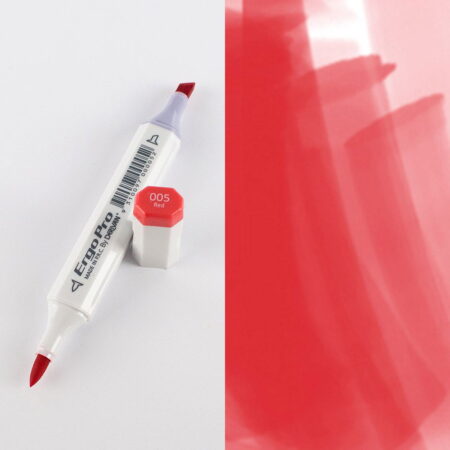 School Stationery Supplies Ergo Pro Marker 005 Red - Image 1