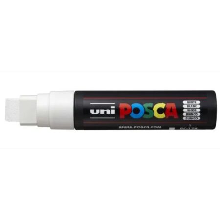 Posca Marker 17K Chisel 15Mm White - Image 1