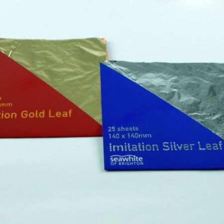 Imitation Gold Leaf 140 X 140Mm 25 Sheet Pack - Image 1