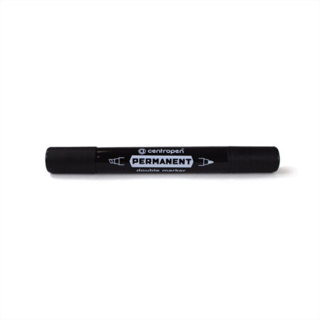 Centropen Twin Tip Alcohol-based permanent marker Black 1-4mm 10pk - Image 1