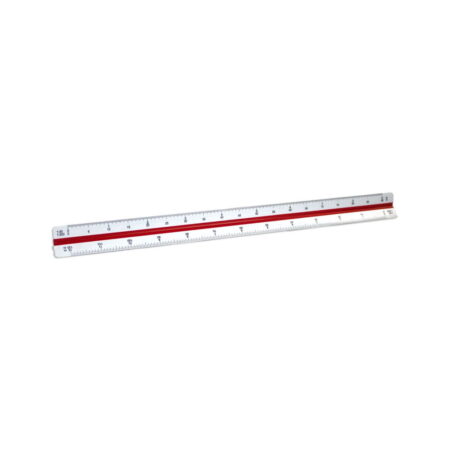 Triangular Scale Ruler 30cm 1:20/1:25/1:50/1:100/1:200/1:500 - Image 1
