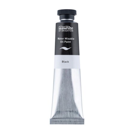 School Stationery Supplies Water Mixable Oil 45Ml Tube Black - Image 1