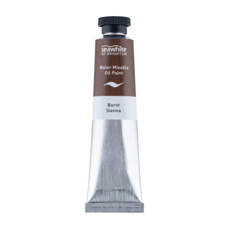 School Stationery Supplies Water Mixable Oil 45Ml Tube Burnt Sienna - Image 1