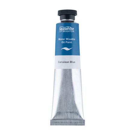 School Stationery Supplies Water Mixable Oil 45Ml Tube Cerulean Blue - Image 1