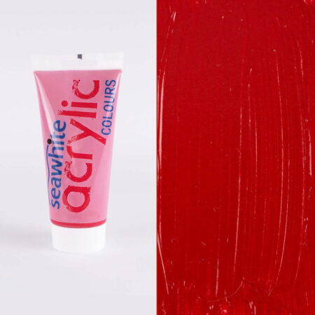 200ml Acrylic Paint Tube Cad. Red - Image 1