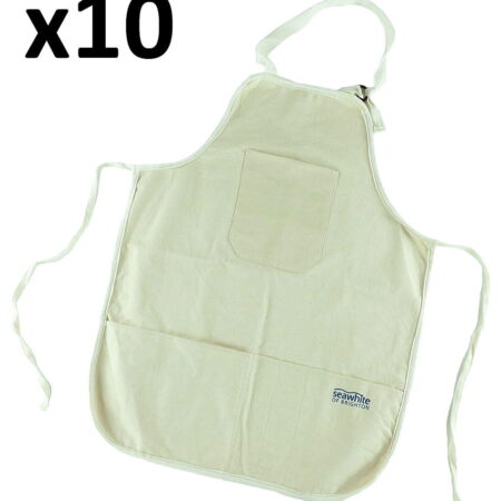 Apron Univeral Size 72Cmx55Cm 4 Pockets Pack Of 10 - Image 1